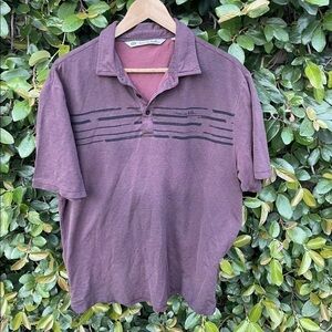 Travis Mathew Golf Polo Shirt Adult Size Large Red